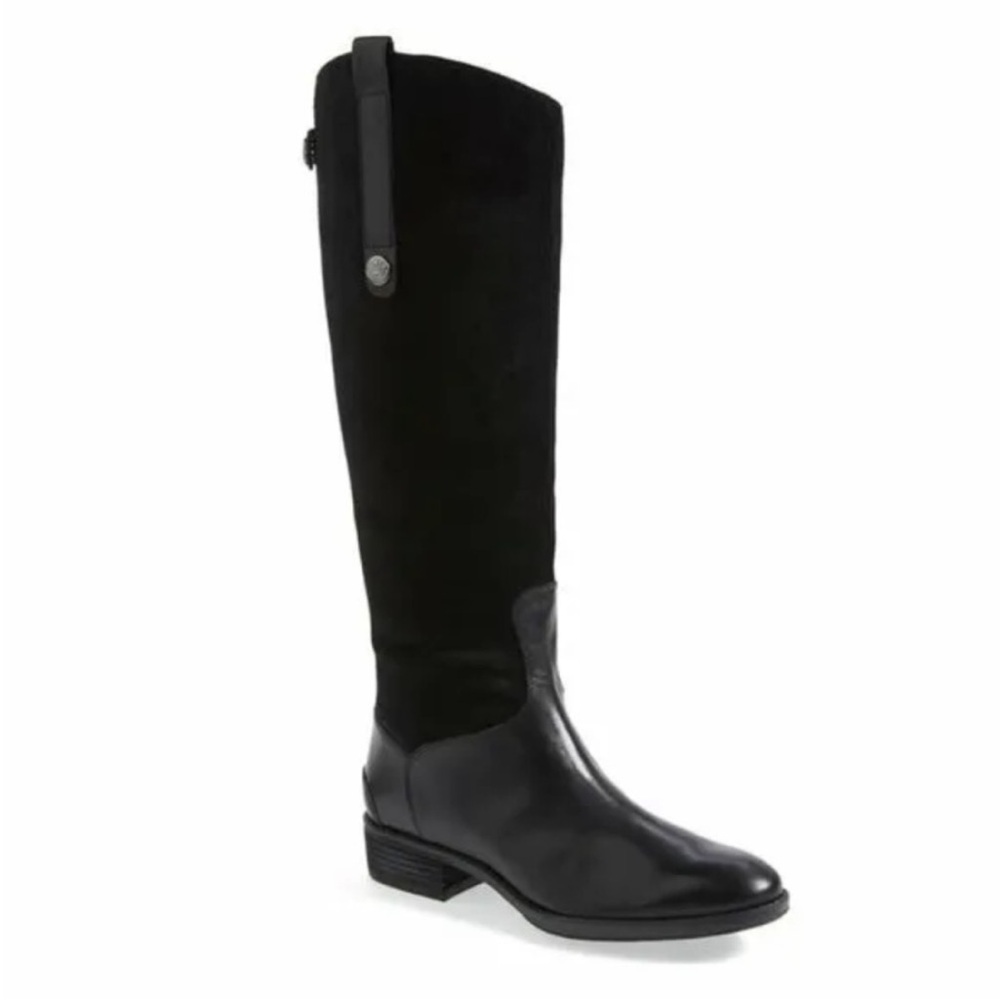 🔥HOST PICK🔥 Sam Edelman Women's Black Suede Leather Riding Boot - Size 8.5